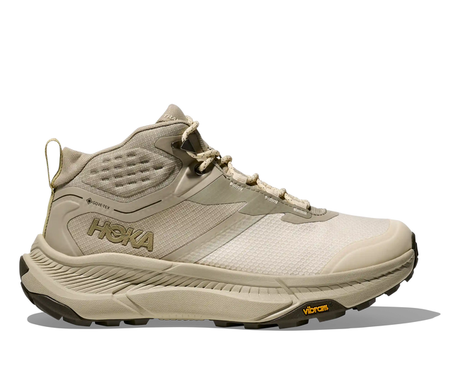 Hoka Damen Transport HIKE GTX Farbe: Oyster Mushroom / Vintage Yellow