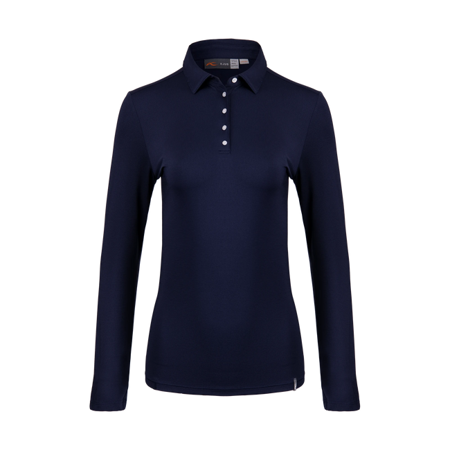 Kjus Damen Collagen Polo L/S Farbe: Atlanta Blue