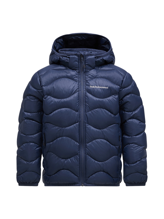 Peak Performance Kinder Helium Down Hood Jacket Farbe: Blue Shadow