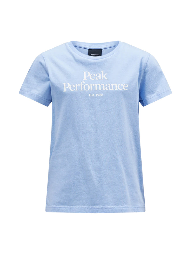 Peak Performance Kinder Original T-Shirt Farbe: Amity Blue