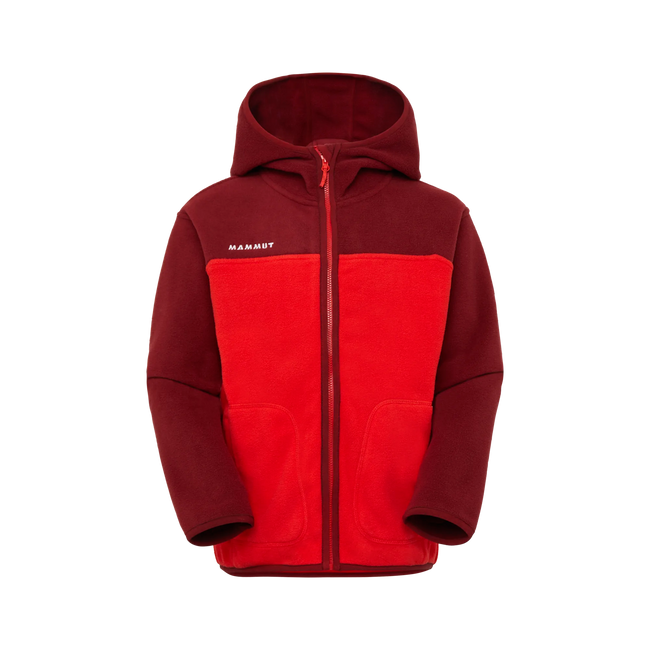 Mammut Kinder Waymaker ML Hooded Jacket Farbe: mammut red-dark mammut red