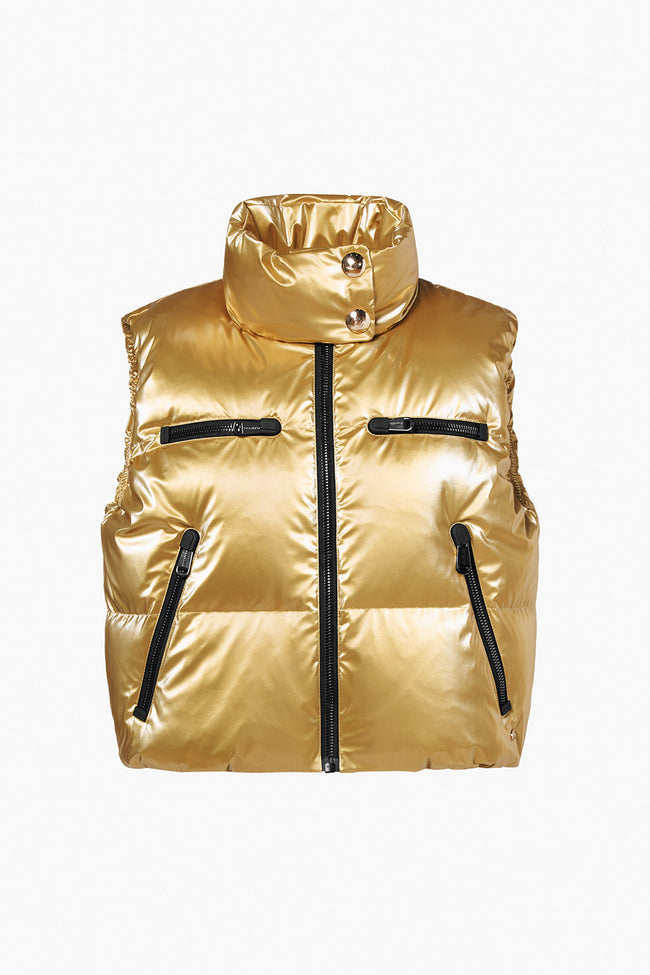 Goldbergh Damen Éclat Bodywarmer Farbe: rich gold