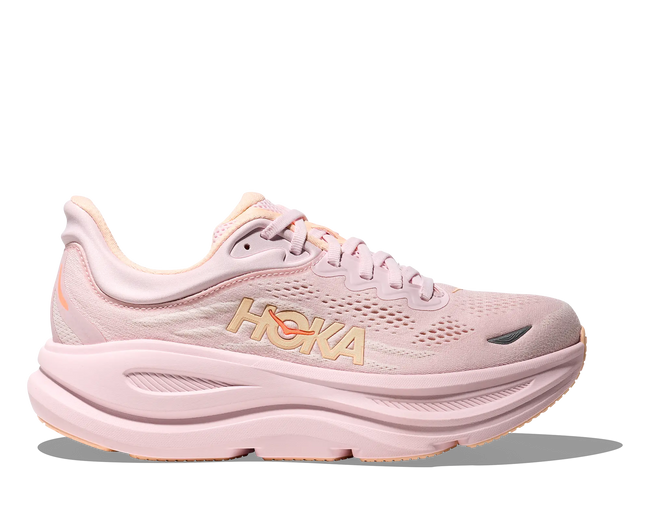 Hoka Damen Bondi 9 Farbe: Lilac Cream / Tangerine Glow