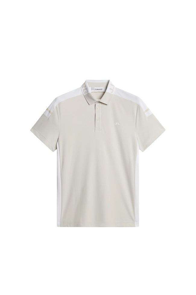 J.Lindeberg Herren Bo Polo Farbe: Moonbeam