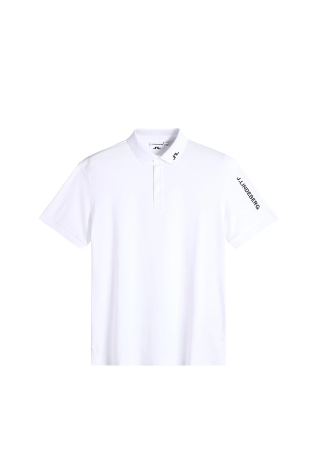J.Lindeberg Herren Tour Tech Polo Farbe: White