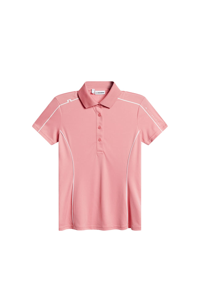 J.Lindeberg Damen Leyla Polo Farbe: Flamingo Plume