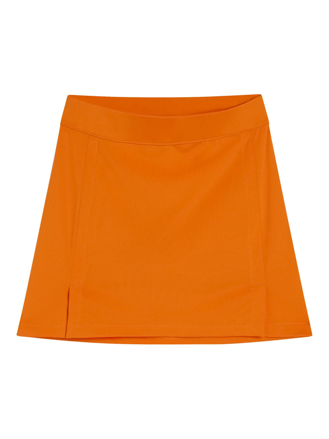 J.Lindeberg Damen Amelie Mid Skirt Farbe: Russet Orange