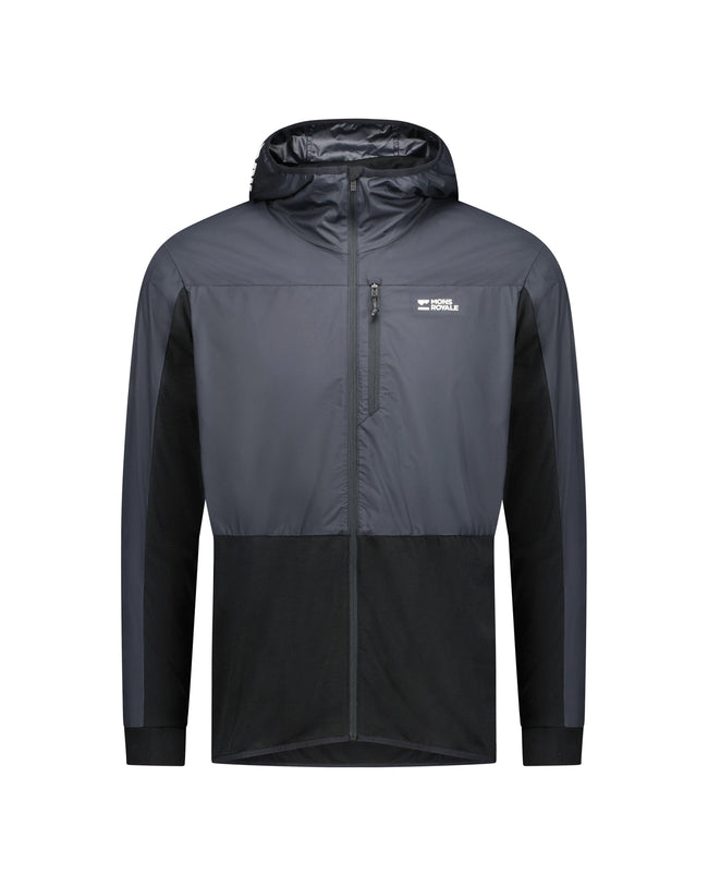Mons Royale Herren Diversion Merino Wind Jacket Farbe: Black