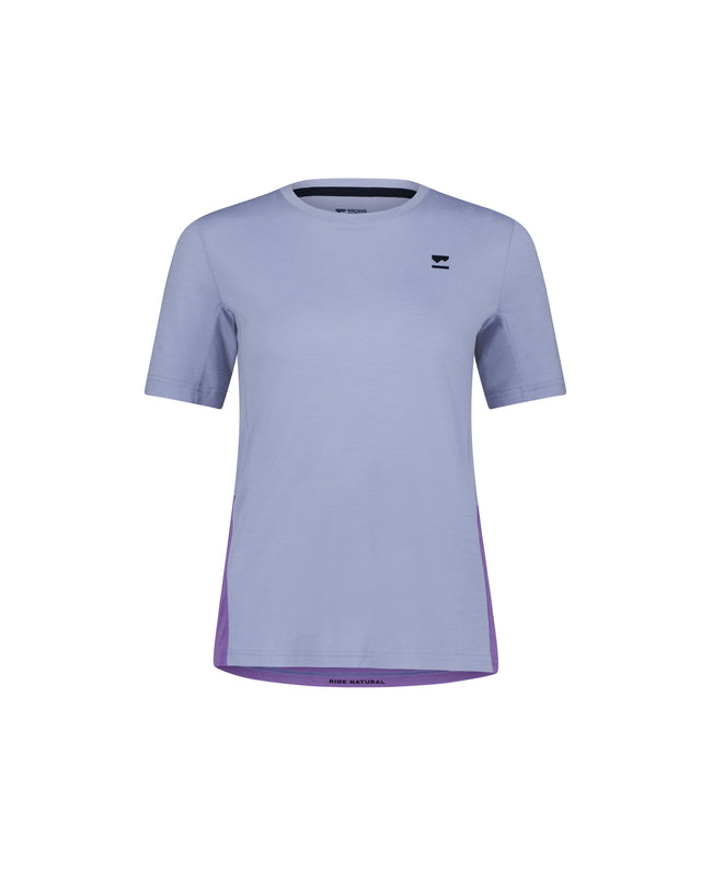 Mons Royale Damen Tarn Merino T-Shirt Farbe: Skyline/Bloom