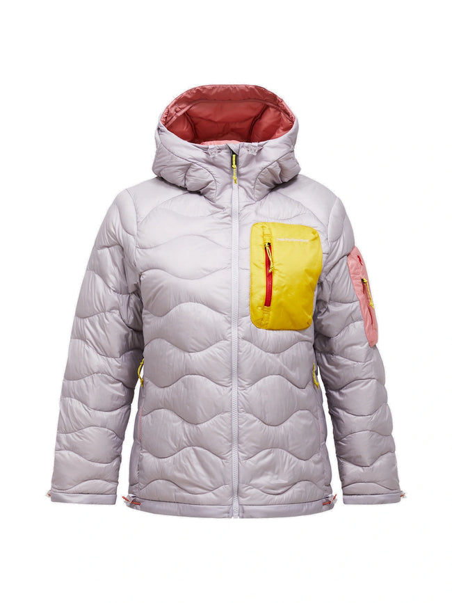 Peak Performance Damen Helium Utility Down Hood Jacket Farbe: Misty Lavender