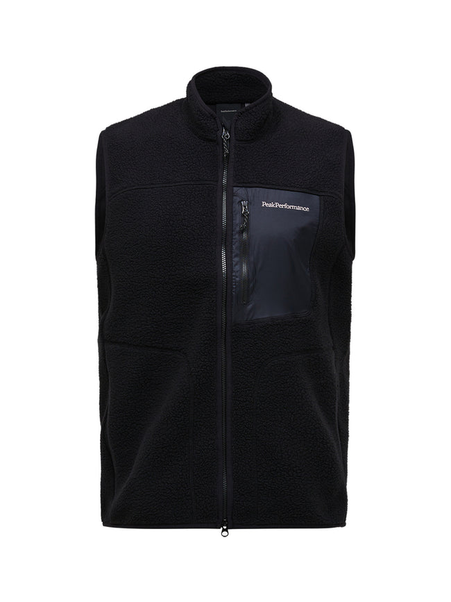 Peak Performance Herren NatureRush Pile Vest Farbe: Black