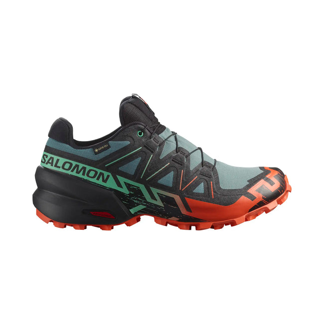 Salomon Herren Schuhe Speedcross 6 GTX Farbe: North Atlantic/ Black/ Cherry Tomato