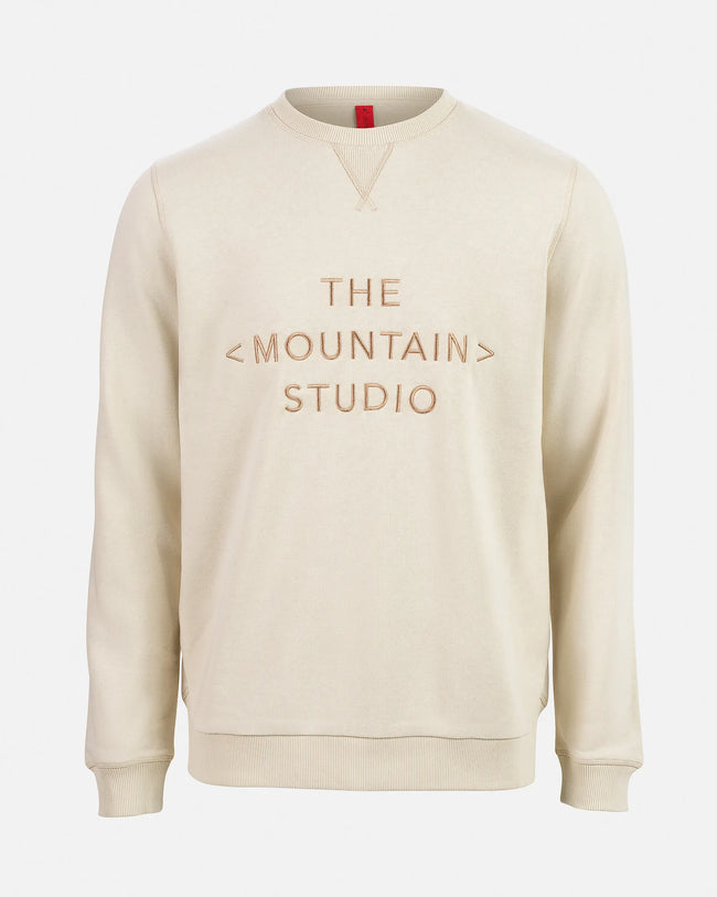 The Mountain Studio Herren Organic Cotton Original TMS Crew Farbe: Almond Milk