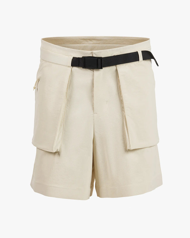 The Mountain Studio Damen Cargo Stretch Shorts Farbe: Almond Milk