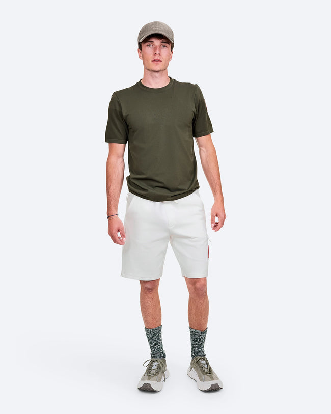 The Mountain Studio Herren Two Tone Tech T-Shirt Farbe: Forest Green