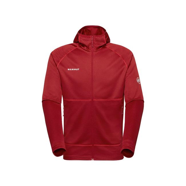 Mammut Herren Crag Midlayer Hooded Jacket Farbe: dark mammut red